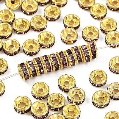 Латунные бусины разделители для поставки стразов RB-A014-Z6mm-10G-1