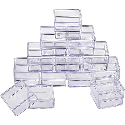 Contenitori di perline di plastica in polistirene&nbsp;CON-BC0004-24A-1