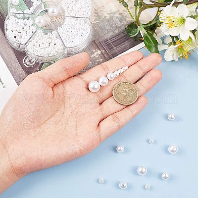 Абс пластиковые жемчужные бисера&nbsp;KY-AR0001-01-1