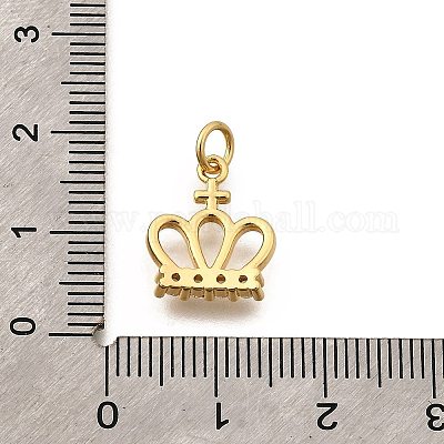 Латунные микро проложить кубического циркония подвески KK-I275-22G-1