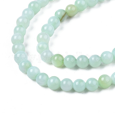 Нити бусин из натуральных пресноводных ракушек X-BSHE-T009A-01D-1