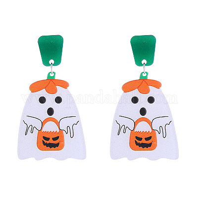 Акриловые серьги-гвоздики на Хэллоуин FS-WGAFD0C-06-1