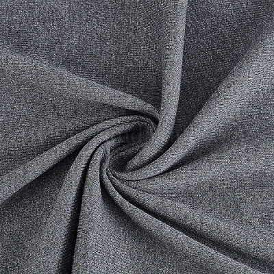 Wholesale FINGERINSPIRE Gray Ribbing Knit Fabric 60x100cm Stretch