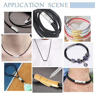 4 шт. 2-х цветные застежки-байонетные из нержавеющей стали 304 с кнопкой STAS-UN0052-63-1