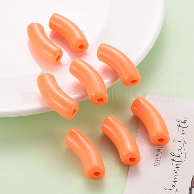 Непрозрачные акриловые бусины MACR-S372-001B-S025-1