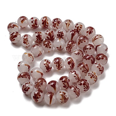 Бусы лэмпворк ручной работы LAMP-L079-05E-1