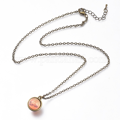 Ожерелье из стекла NJEW-D281-C-M-1