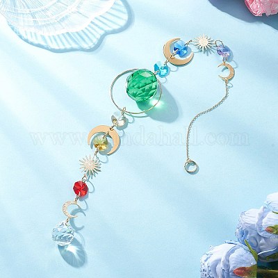 Стеклянные подвесные ловцы солнца HJEW-JM04491-1