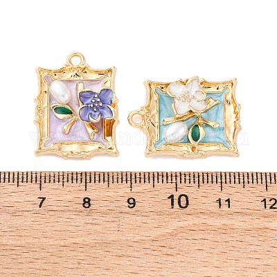 Подвески из эмали и сплава FIND-M060-05G-1