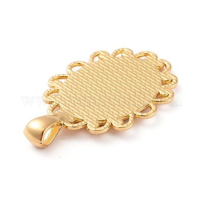 Сеттинги для кулона(кабошонов) PALLOY-E577-32G-1