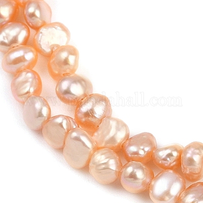 Нити из натурального культивированного пресноводного жемчуга PEAR-P064-19B-05C-1