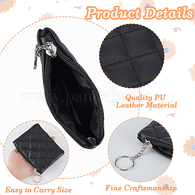 Сумки из искусственной кожи с ромбическим узором на молнии ABAG-WH0040-12B-09-1