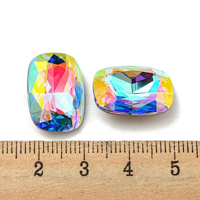 Cabochons de strass en verre&nbsp;RGLA-M017-E03-202ST-1