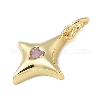 Стойки обшивки латунь микро проложить Циркон подвеску KK-K392-54G-1