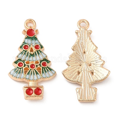 Подвески из эмалевого сплава легкого золота ENAM-M059-02KCG-1