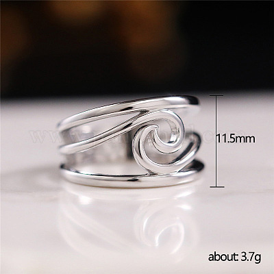 Волнистые латунные кольца для женщин FS-WG2693B-02-1