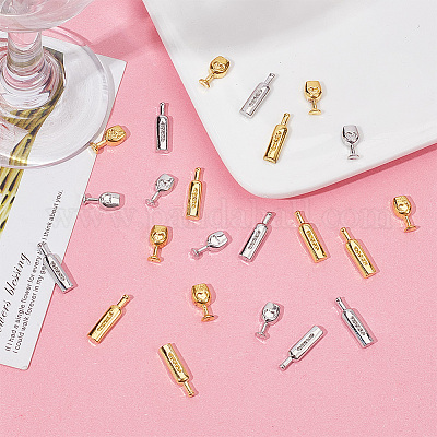 80шт. 4-х стильный кабошон из сплава MRMJ-GO0002-02-1