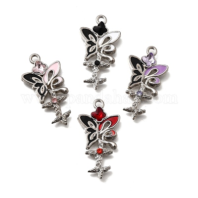 Подвески из сплава и страза FIND-D305-05P-1