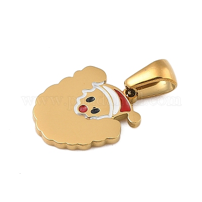 Подвески из нержавеющей стали 304 на рождественскую тематику STAS-R007-01U-G-1