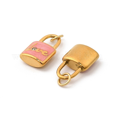 Нержавеющая сталь 304 с эмалированными подвесками из хрустальных страз STAS-G358-09G-01-1