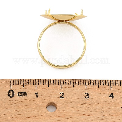 Латунные регулируемые кольца для пальцев KK-A272-04C-G-1