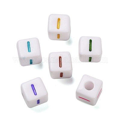 Непрозрачные акриловые бусины OACR-I022-01I-1