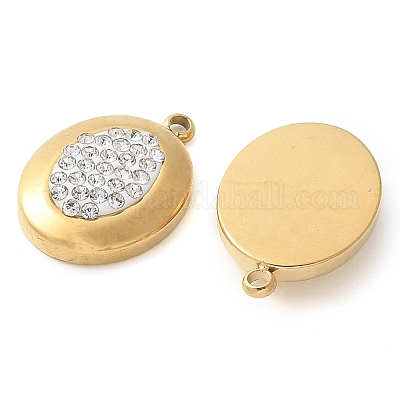 Полимерная глина стразами подвески STAS-Q345-04G-01-1