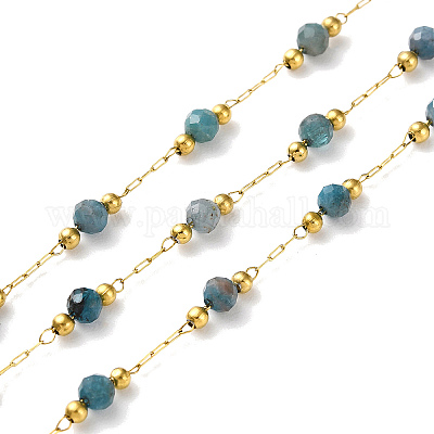 Ионное покрытие (ip) настоящие 18-каратные позолоченные цепочки из нержавеющей стали 316 AJEW-Z026-03C-1