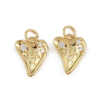 Латунные микро проложить кубического циркония подвески KK-A269-47G-1