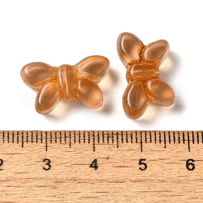 Прозрачные бусины лэмпворк LAMP-P065-02A-16-1