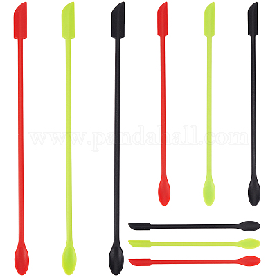 Silicone Spatula Set Mini Jar Scraper Small Silicone Spatula Makeup Spatula  Mini Spatula Lotion Stirrer Get Last Drop from Food Bottles Beauty