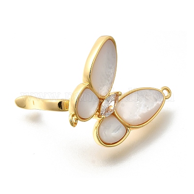 Проложить латунный прозрачный кубический цирконий над застежками KK-K398-12G-1