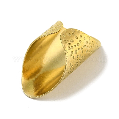 Широкое кольцо из нержавеющей стали 304 RJEW-C067-10G-1