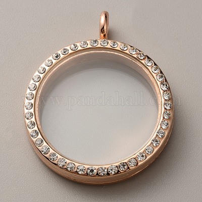 Подвески из сплава с кристаллами и стразами FIND-WH0061-78RG-1