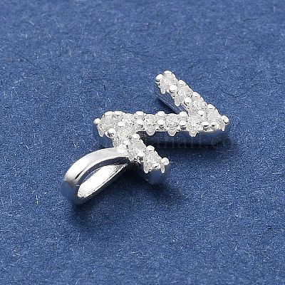 925 серебро с подвесками из кубического циркония. STER-Q004-01Z-S-1