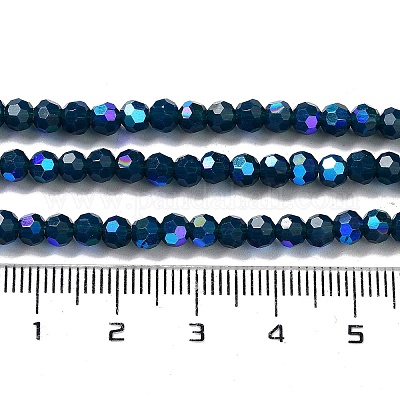 Непрозрачное стекло бисер нитей EGLA-A035-P4mm-L19-1