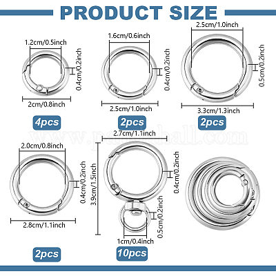 20 шт. 5 стиля застежки-защелки из цинкового сплава FIND-PH0025-09P-1