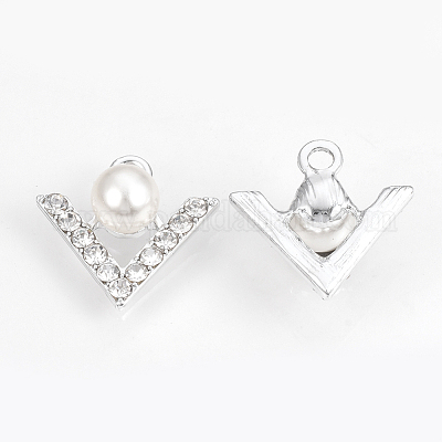 Подвески из сплава и страза PALLOY-T027-03P-1