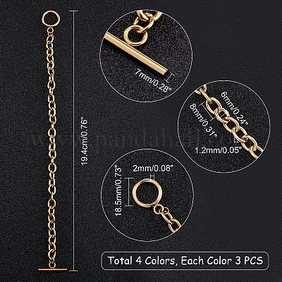 Браслеты-цепочки из нержавеющей стали 304 унисекс BJEW-UN0001-09-1