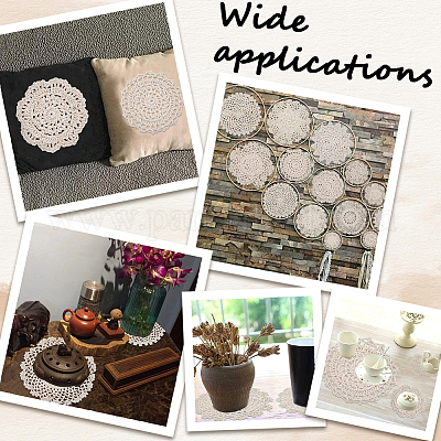 16 шт. 8 стиля подставок под стаканы из хлопка AJEW-GF0009-04-1