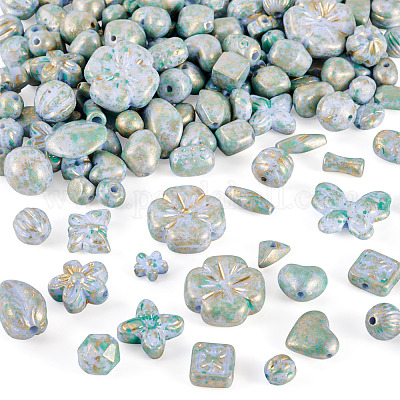 100 г непрозрачных акриловых бусин OACR-TA0003-75-1