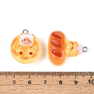 Подвески из непрозрачной смолы RESI-N050-04P-1