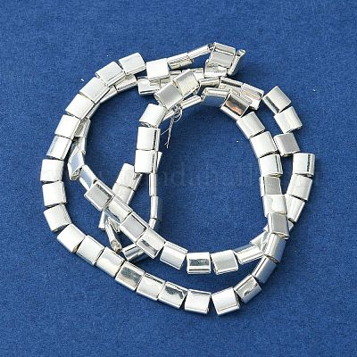 Гальванические нити из синтетических немагнитных гематитовых бусин G-I360-O01-04-1