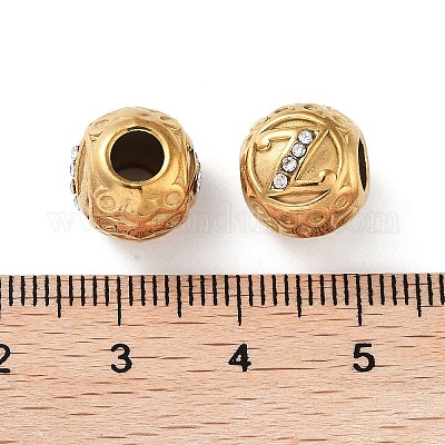 Ионное покрытие (ip) 304 нержавеющая сталь стразы европейские бусины STAS-A092-10Z-G-1