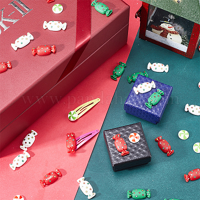 70 шт. 5 стиля рождественские непрозрачные кабошоны из смолы RESI-SC0002-81-1