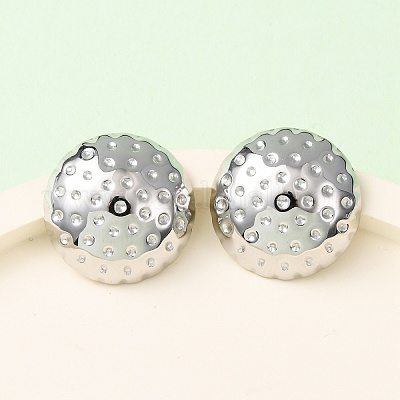 Серьги-гвоздики из нержавеющей стали 304 EJEW-I323-01P-06-1