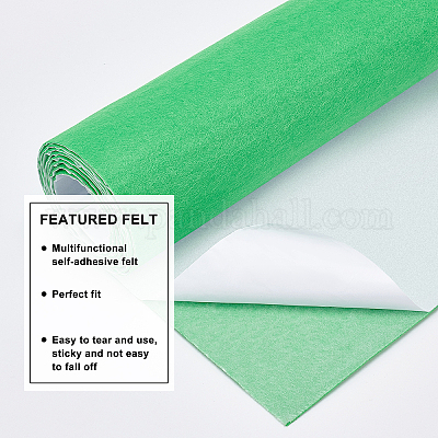 Wholesale BENECREAT 15.7x78.7(40cmx2m) Gray Self-Adhesive Felt