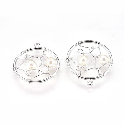 Латунные подвески&nbsp;LS-KK-P153-08P-NF-1