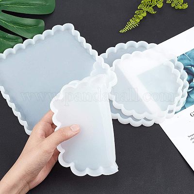 Силиконовые Молды с волнистой чашкой DIY-OC0002-04-1