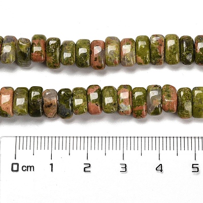 Природные Unakite бисер нитей G-Q167-B17-01-1